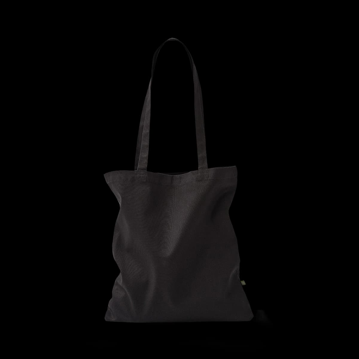 Premium organic canvas shopper long handle