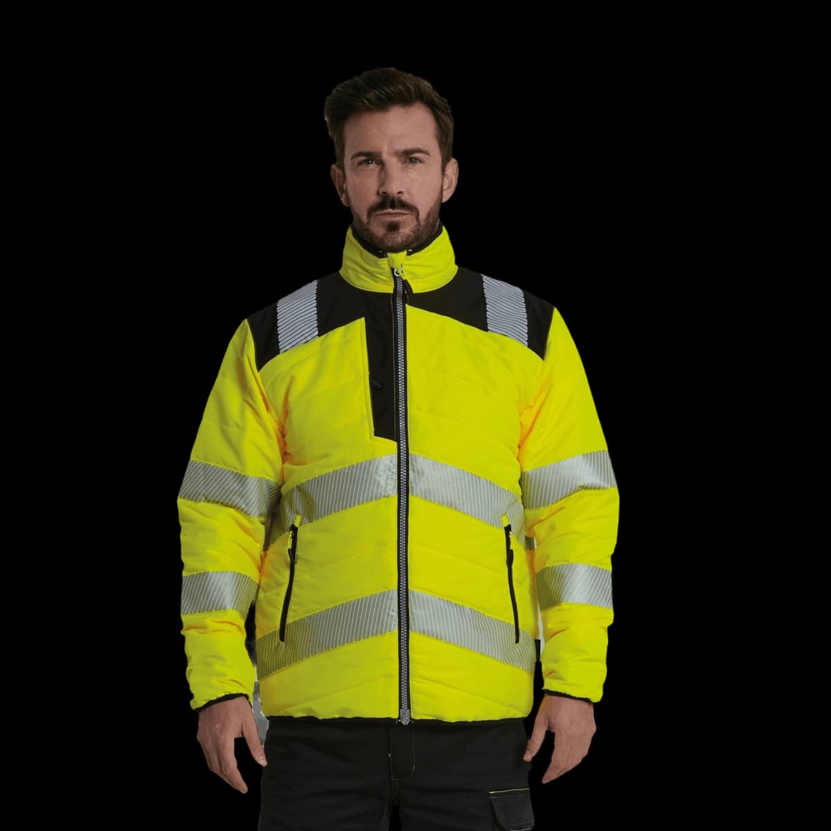 PW3 Hi-vis baffle jacket (PW371)