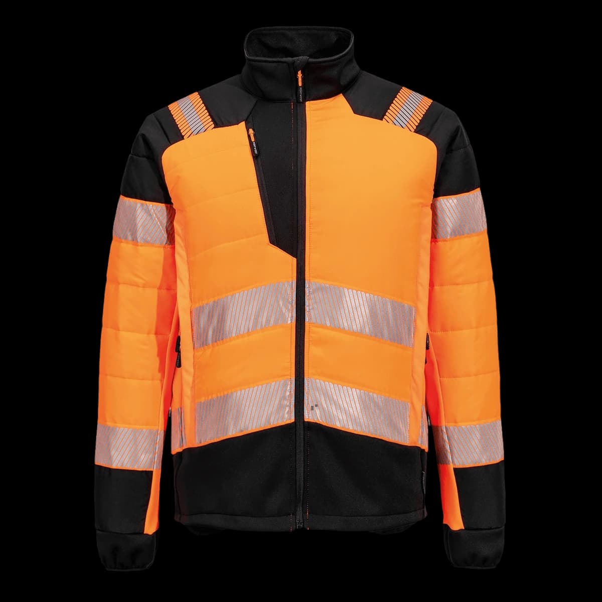 PW3 Hi-vis hybrid baffle jacket (T170)
