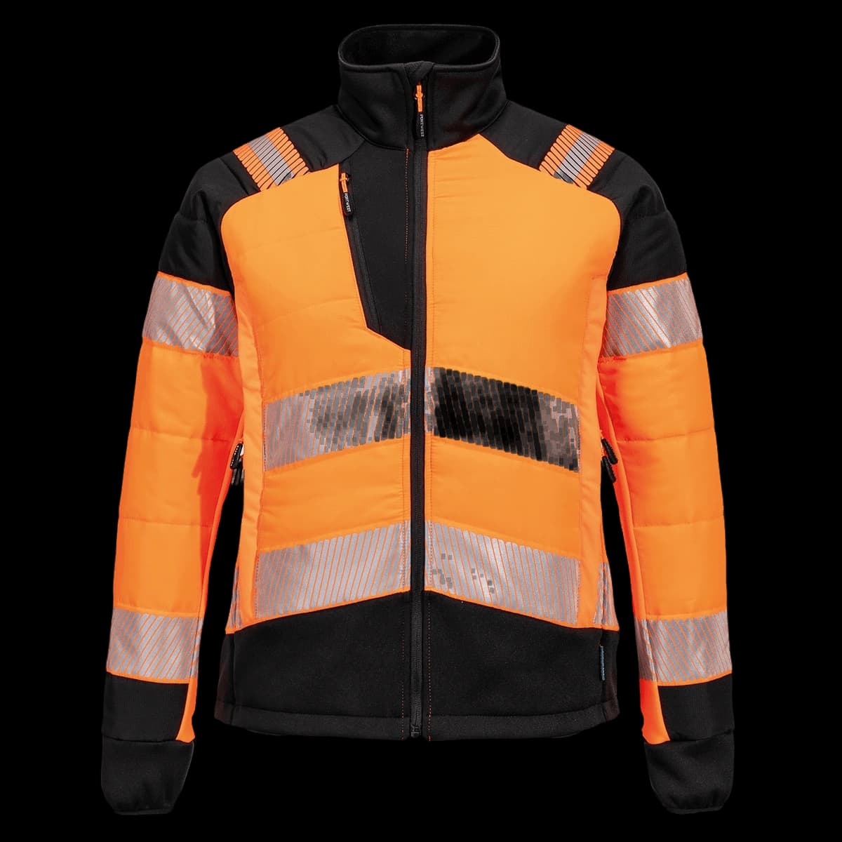 Women’s PW3 Hi-vis hybrid baffle jacket (T171)