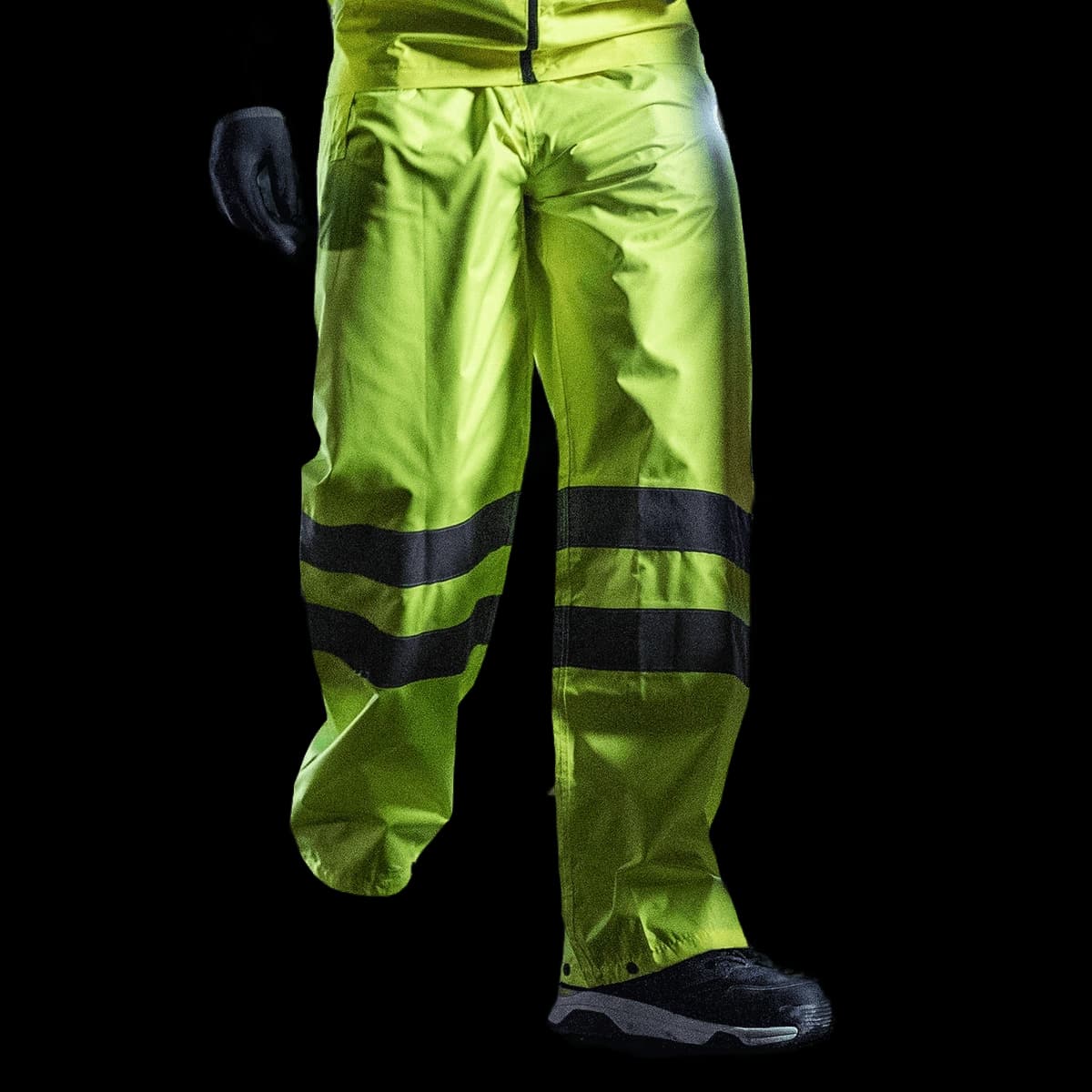 Hi-vis pro pack-away trousers