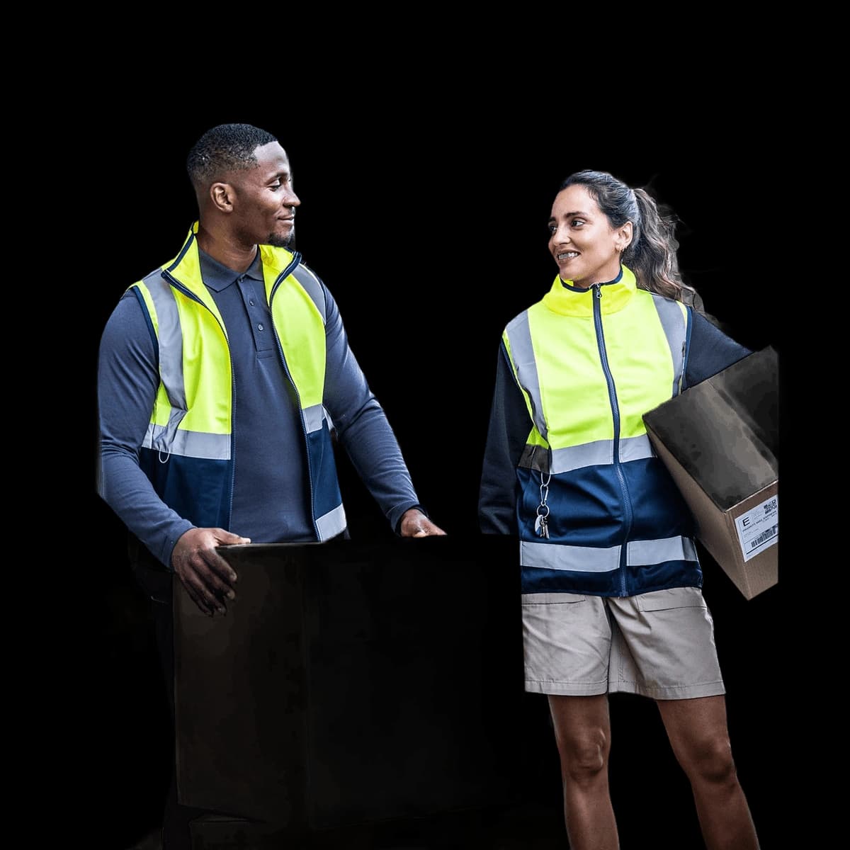 Pro hi-vis full-zip gilet