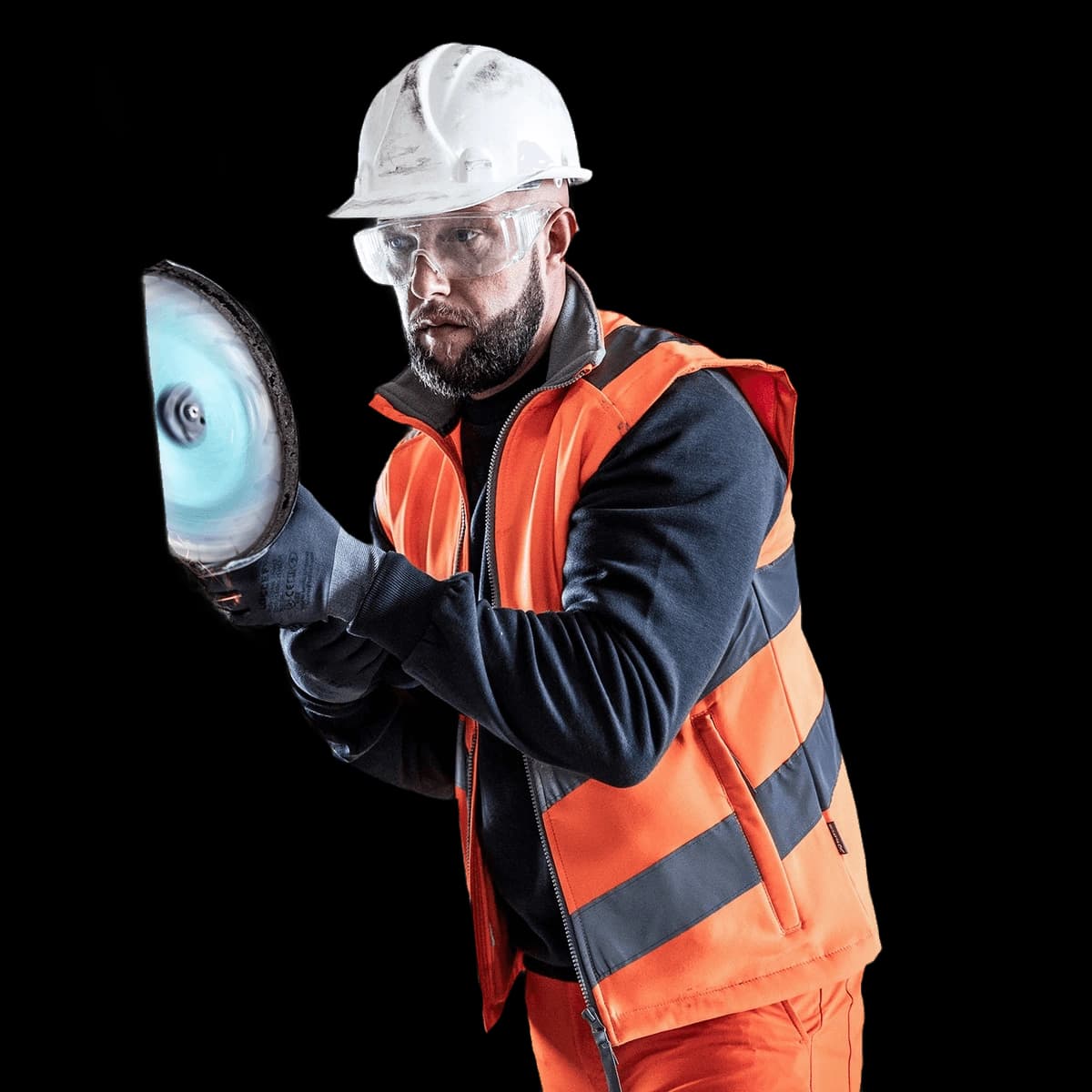 Hi-vis Pro contract Ablaze softshell bodywarmer