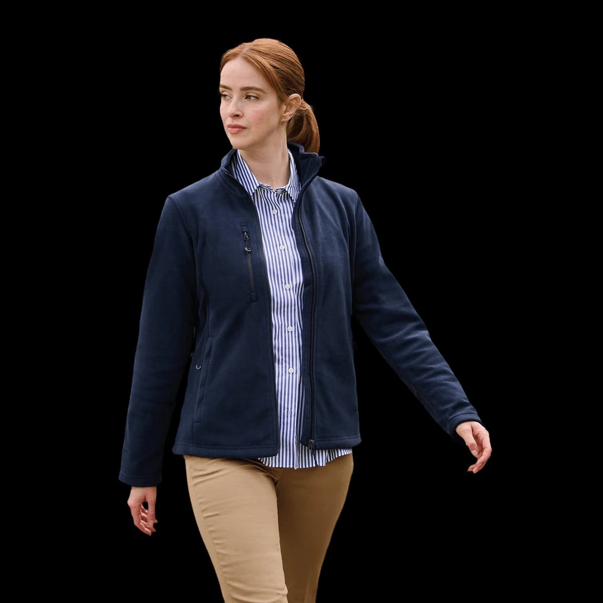 Women's Honestly made recycled full zip fleece