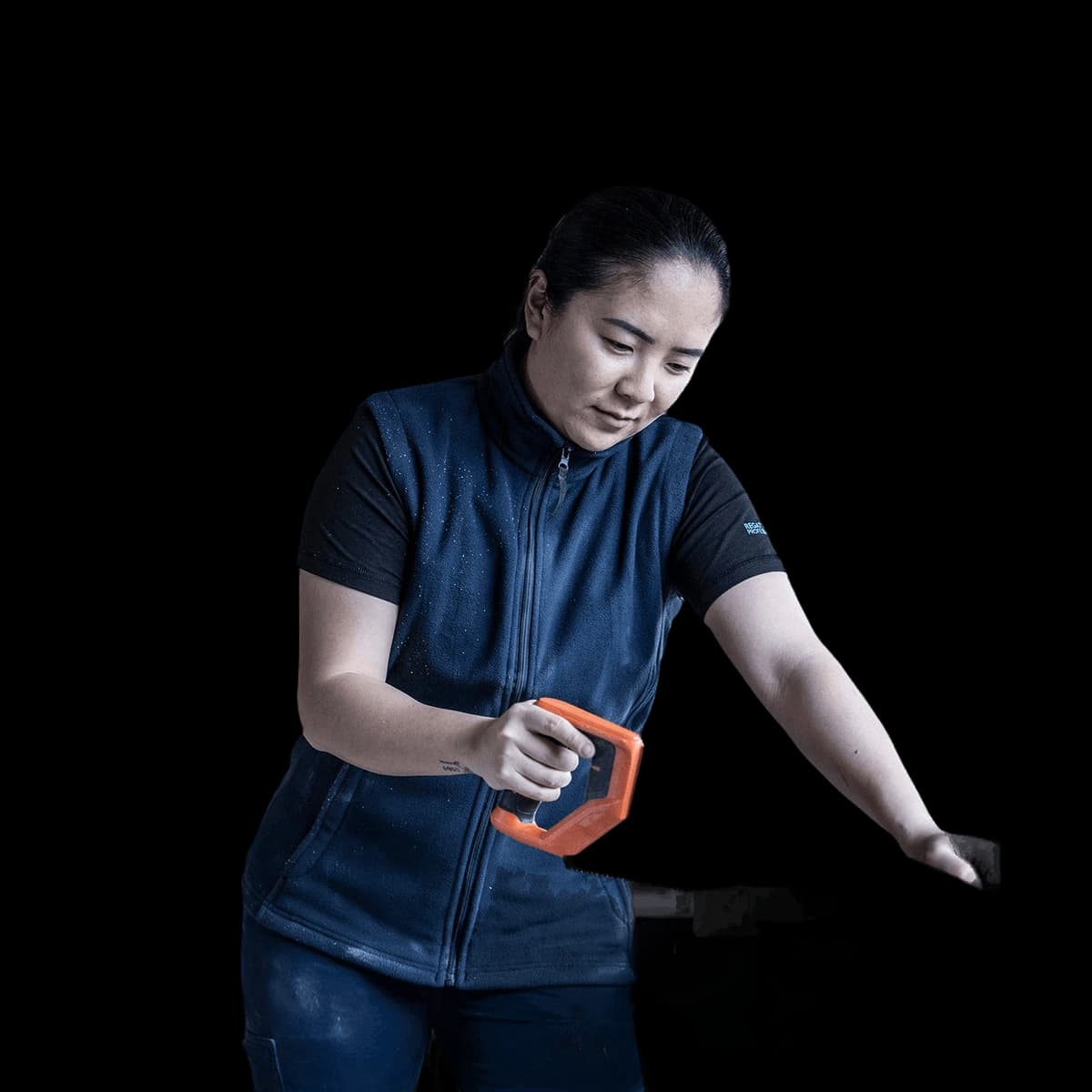 Women's microfleece bodywarmer
