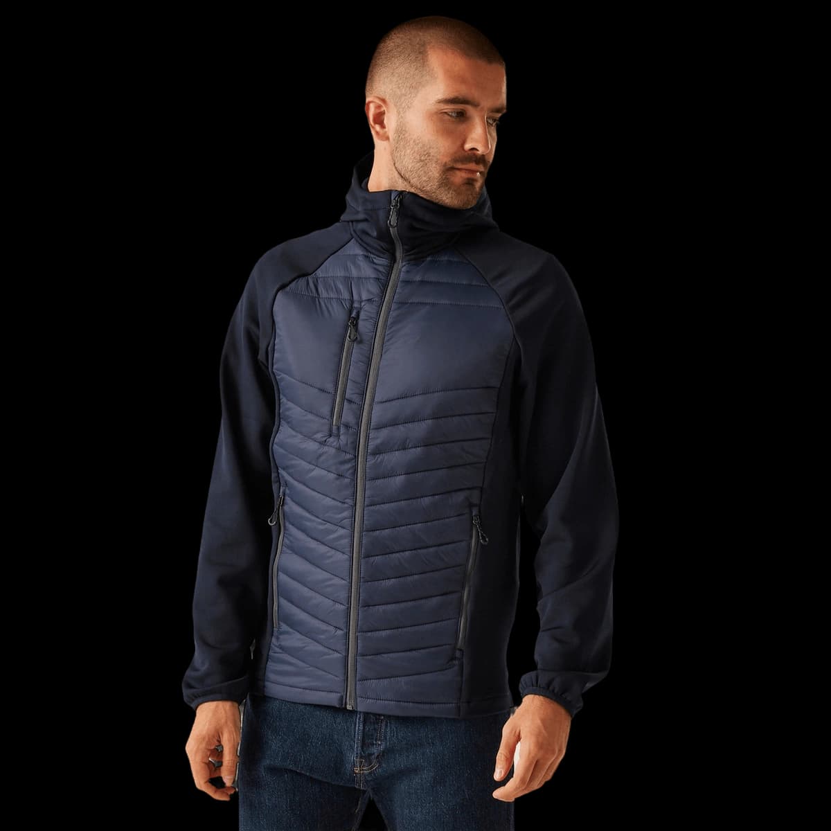 Navigate hybrid hooded jacket