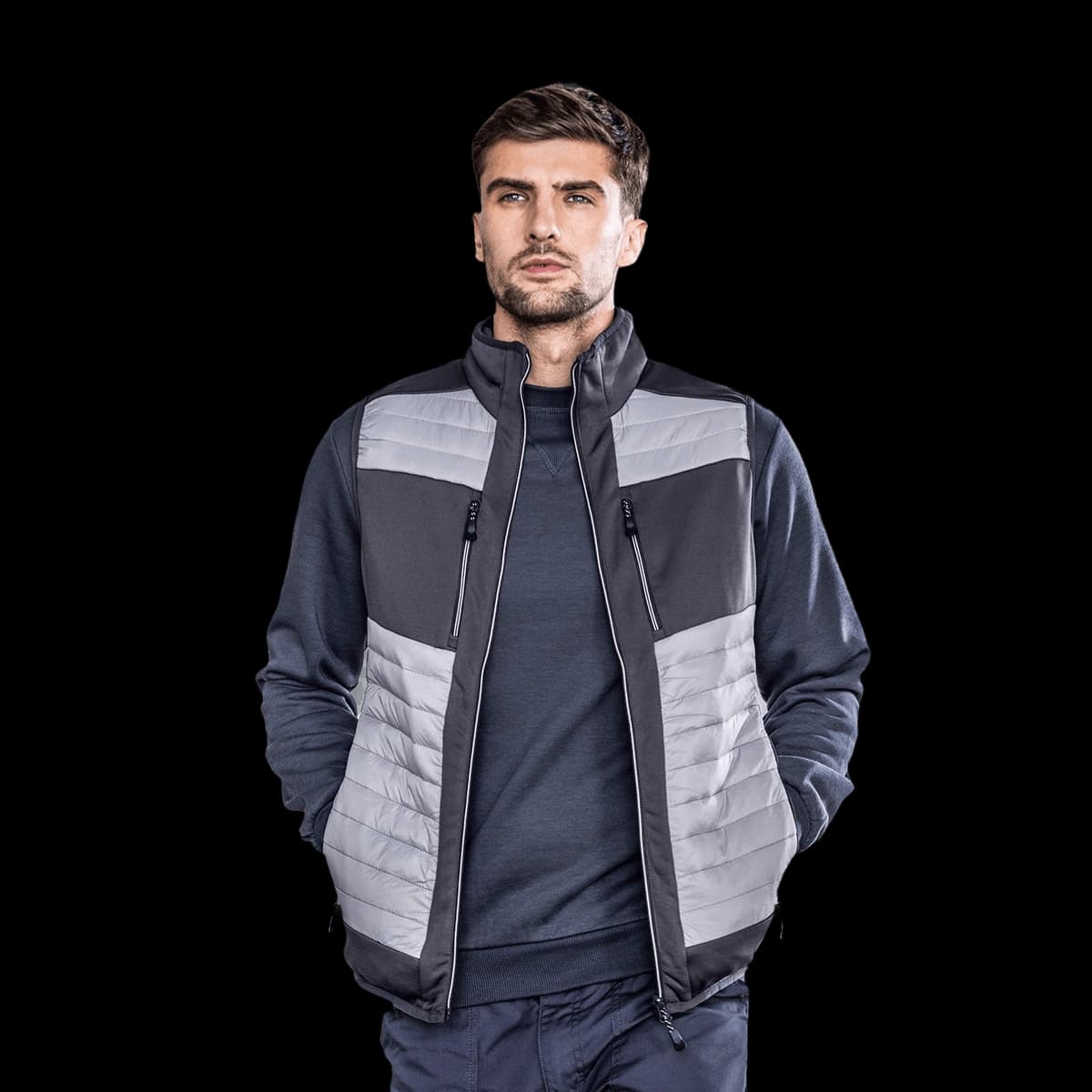 E-Volve unisex thermal hybrid bodywarmer