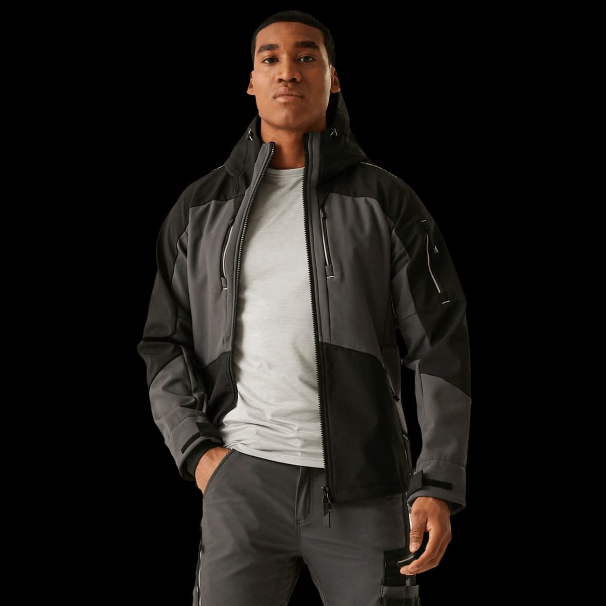 4-Tex stretch 3-layer softshell jacket