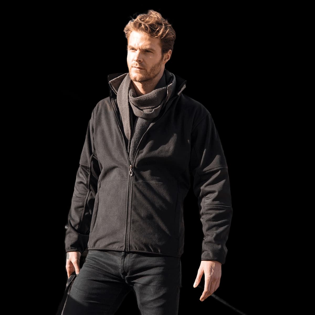 Osaka combed pile softshell jacket