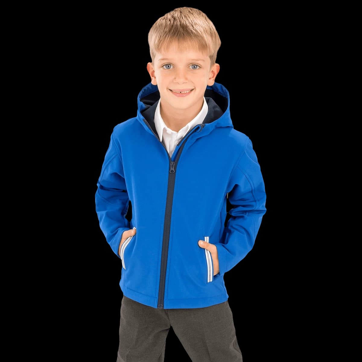 Core junior TX performance hooded softshell jacket