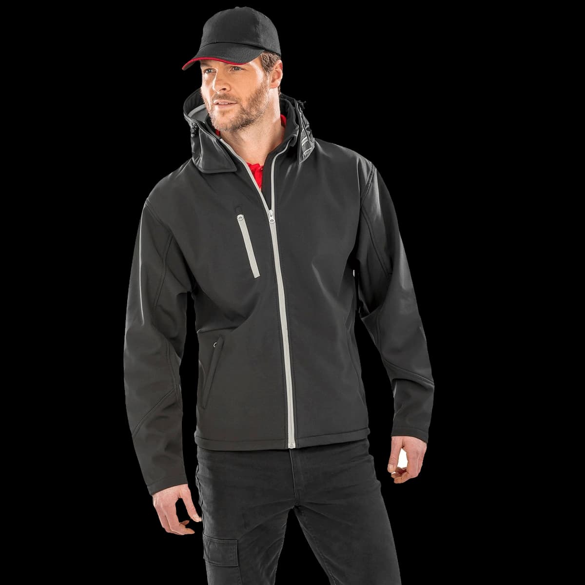 Core TX performance hooded softshell jacket