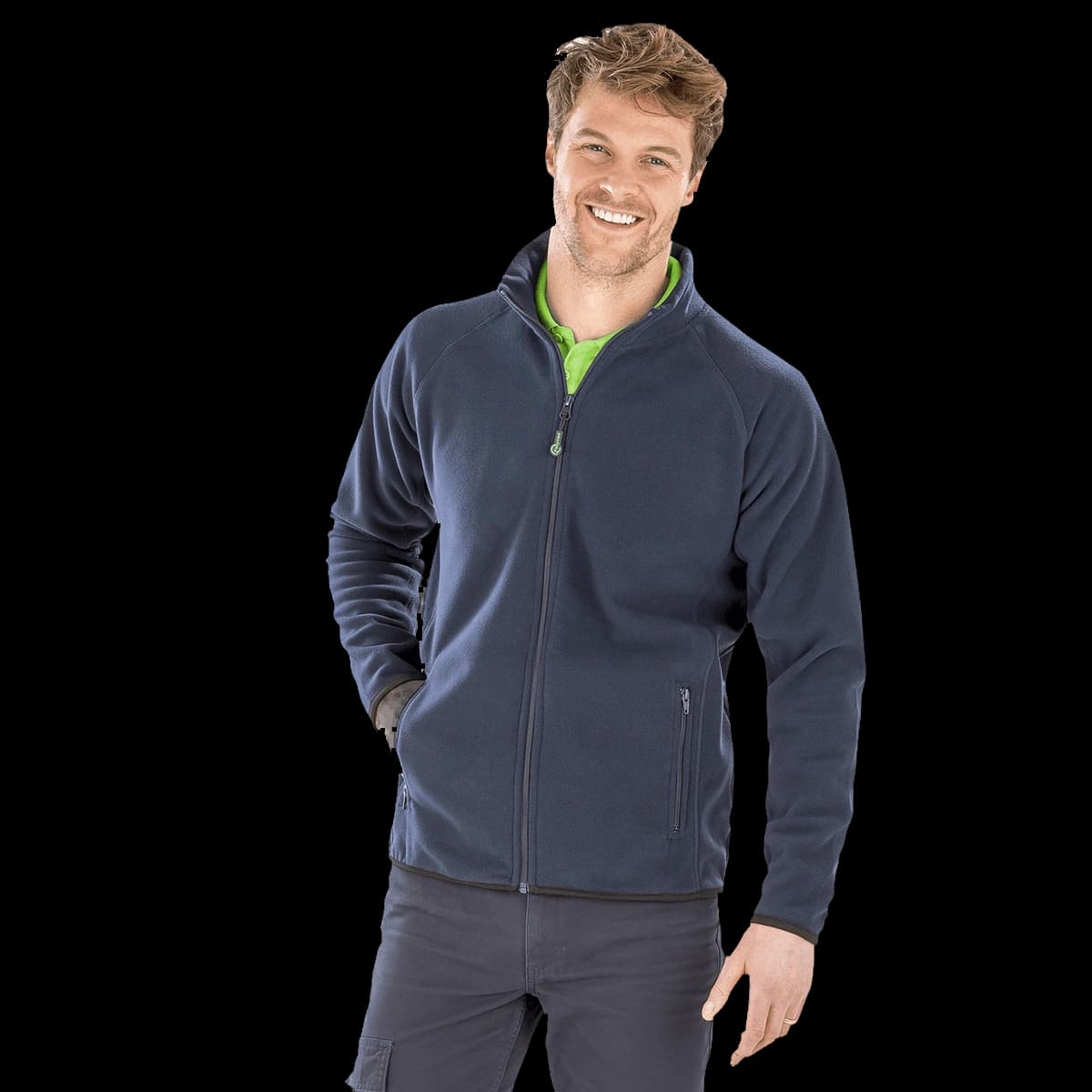 Recycled fleece polarthermic jacket