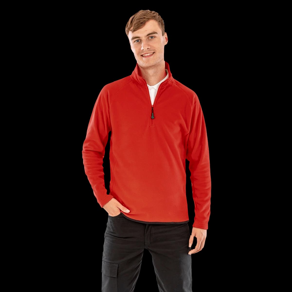 Recycled microfleece top
