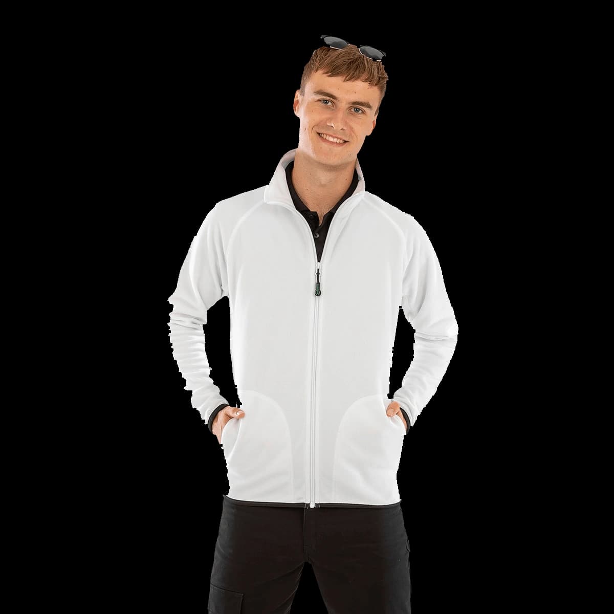 Recycled microfleece jacket