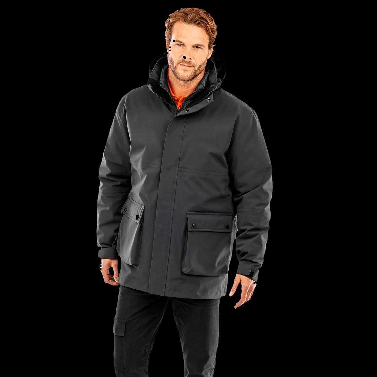 Recycled 3-in-1 padded ripstop jacket