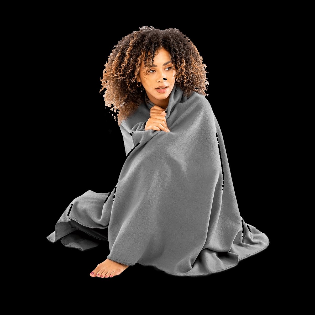 Recycled fleece blanket