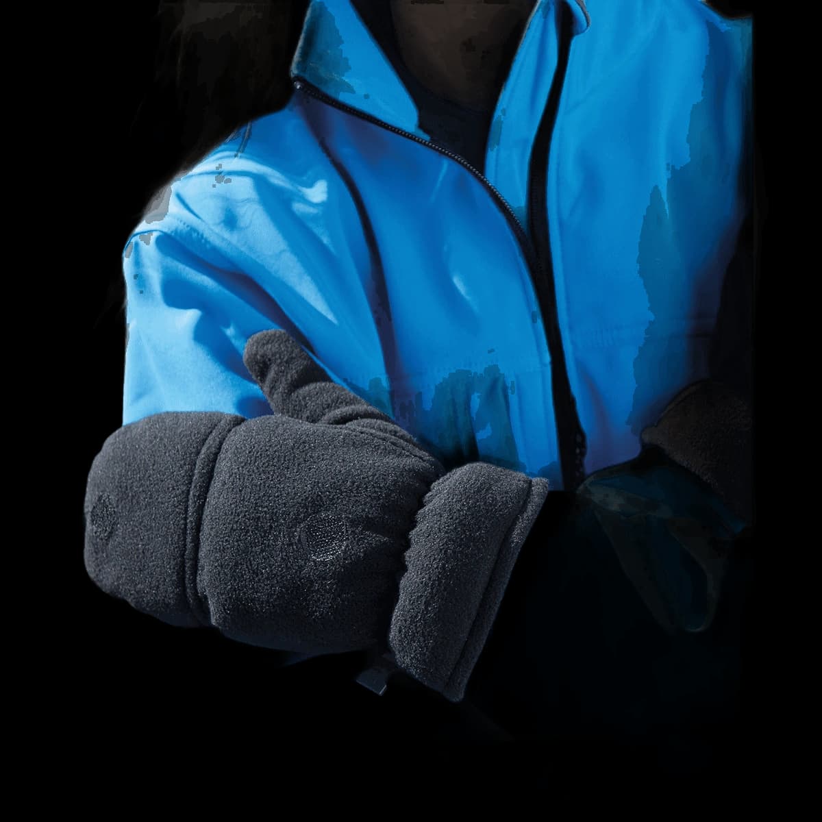 Palmgrip glove-mitt