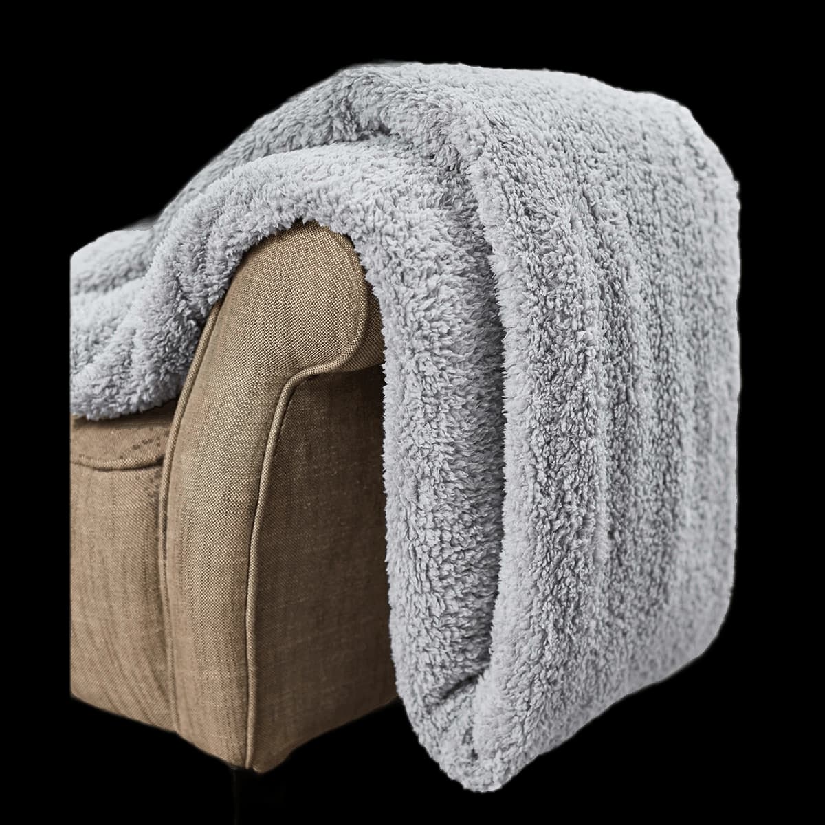 The Ribbon teddy bear fabric throw