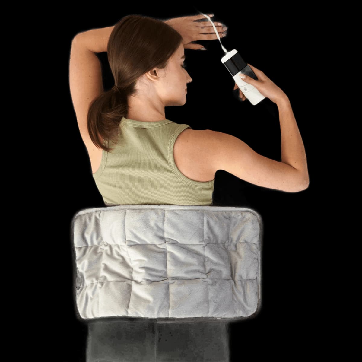 Electric weighted heat pad