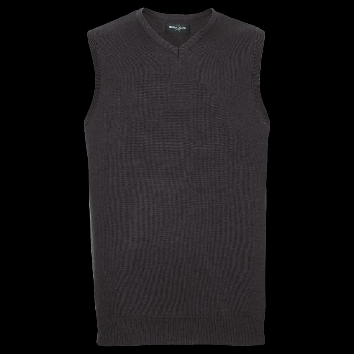 V-neck sleeveless knitted sweater