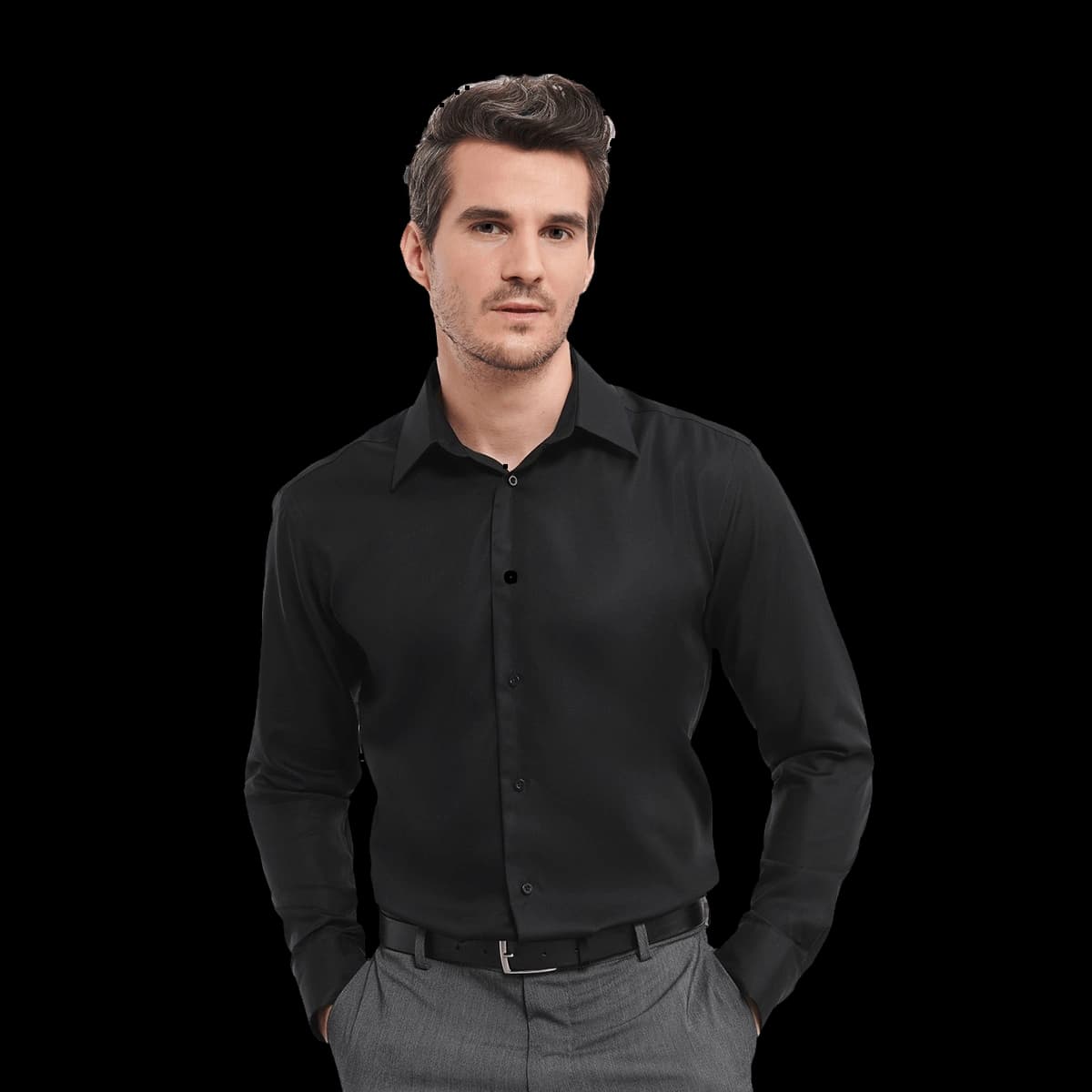 Long sleeve tailored ultimate non-iron shirt