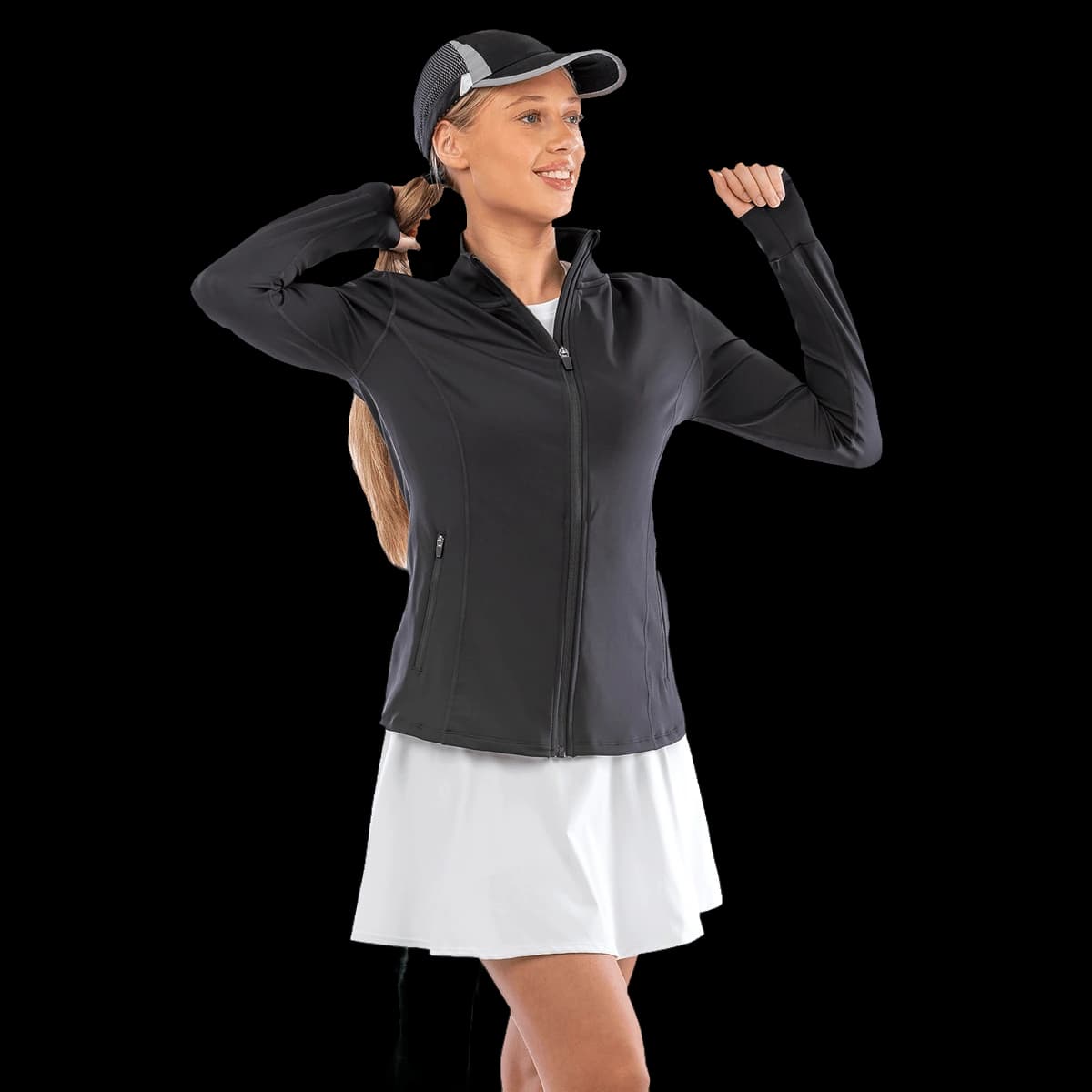 Spiro recycled women’s fitness jacket