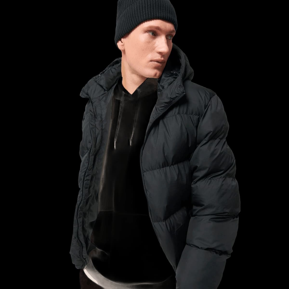Unisex Puffer oversized jacket (STJU840)