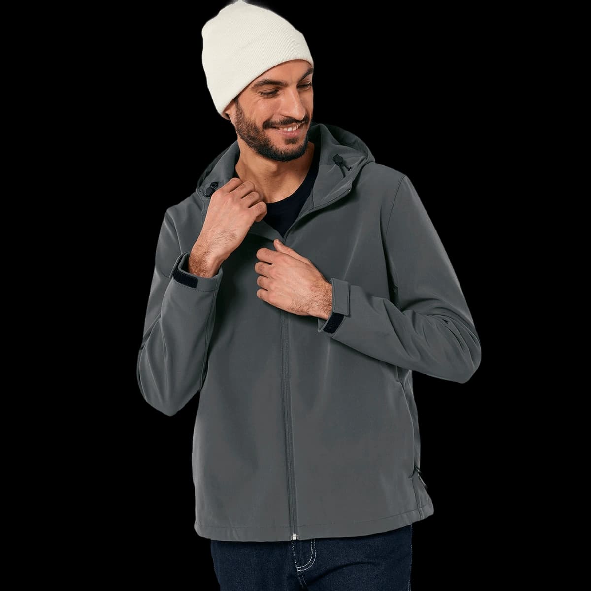 Stanley Discoverer hooded softshell (STJM158)