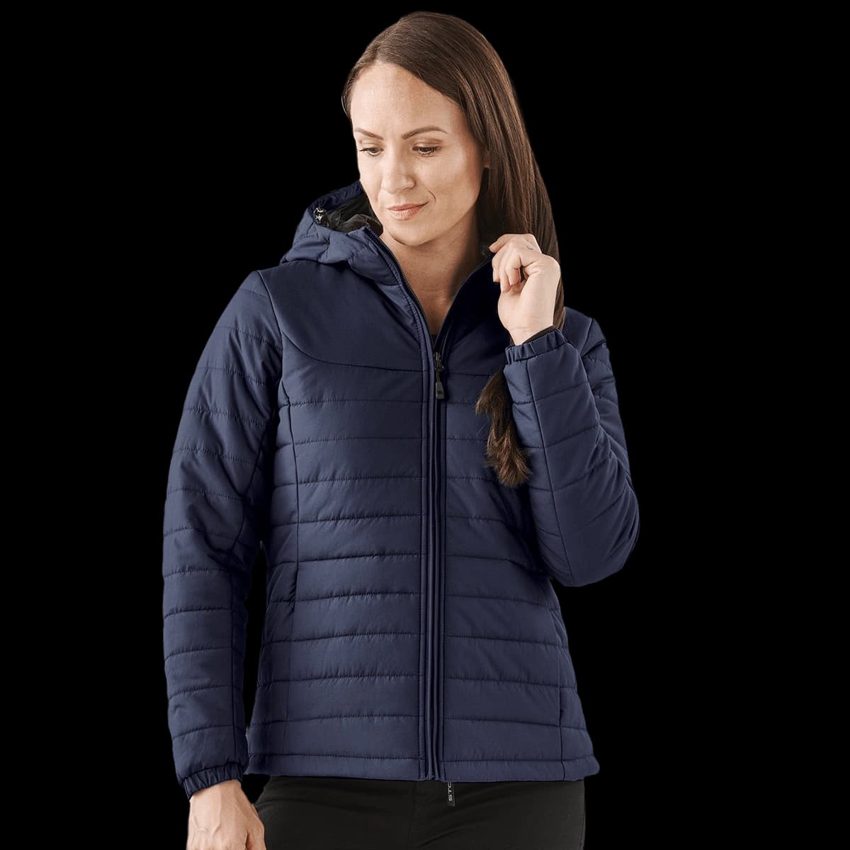 Women’s Nautilus quilted hooded jacket