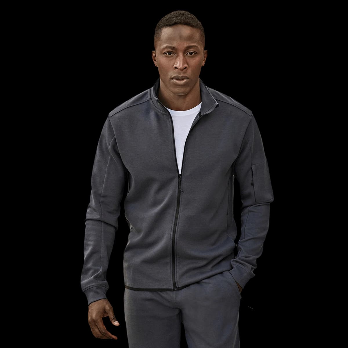 Athletic full-zip sweatshirt (5704)