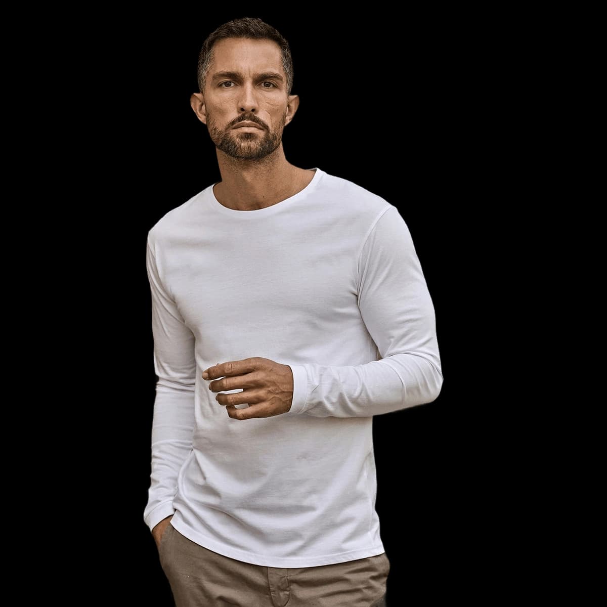 Long sleeve fashion Sof tee (8007)