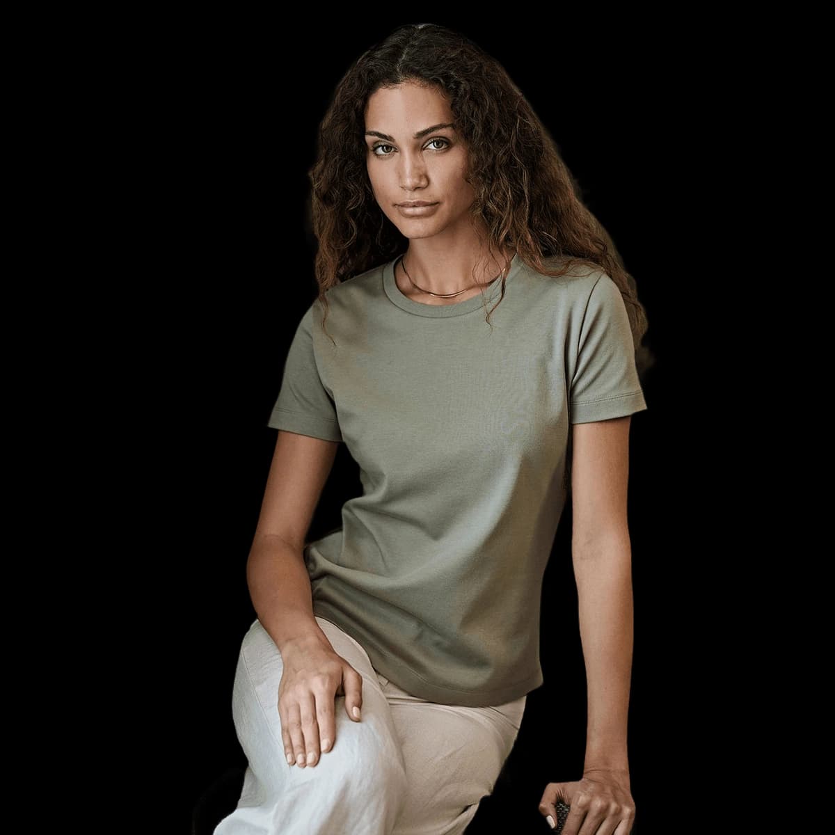 Women’s Pima cotton tee (1451)
