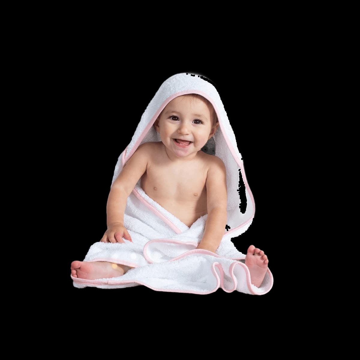 Babies' hooded towel