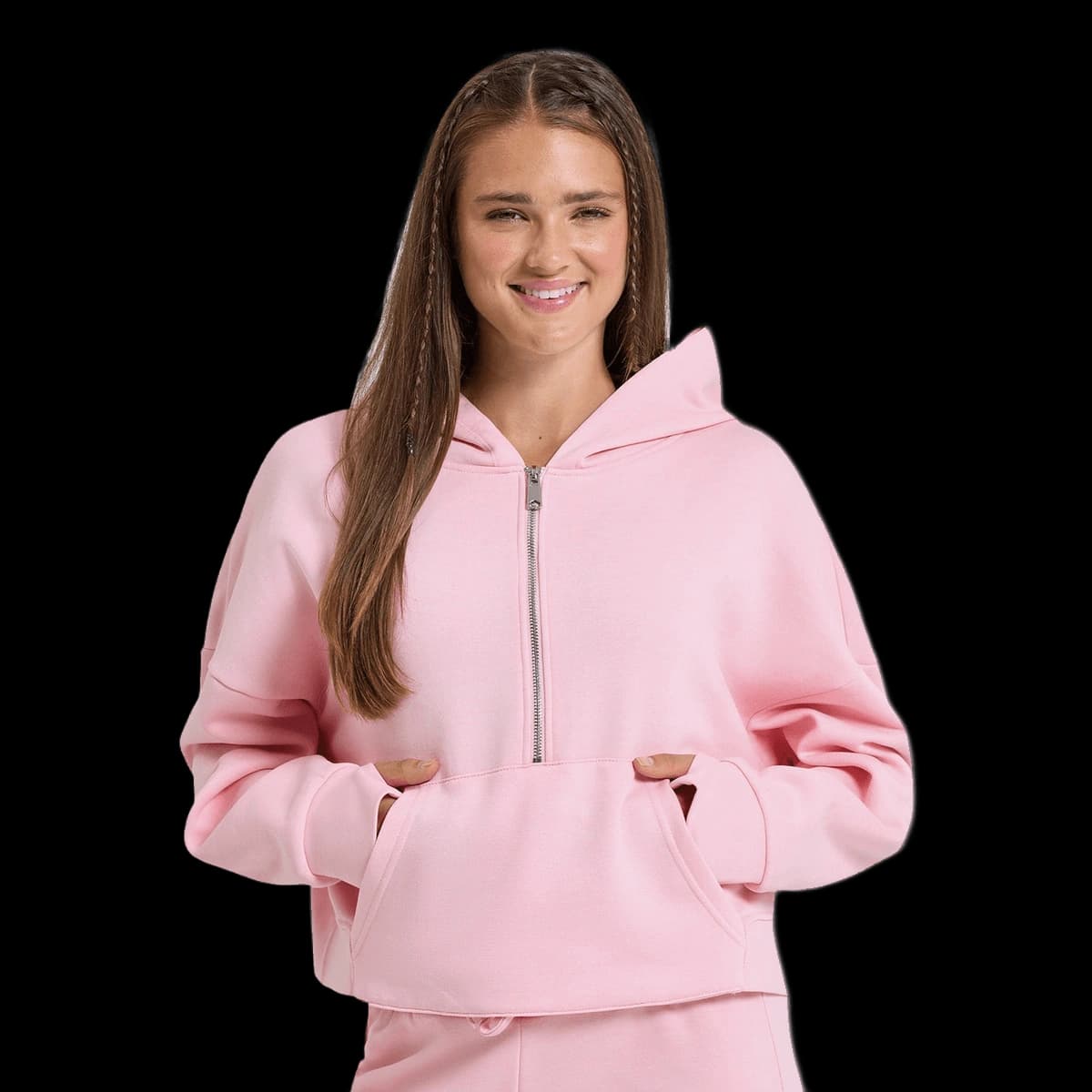 Women's TriDri® half zip hoodie