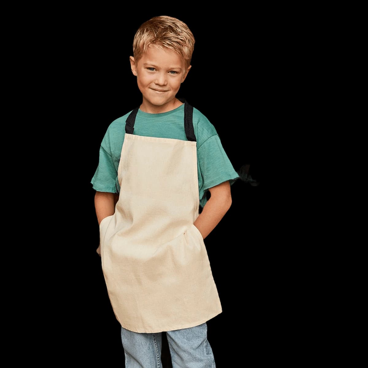 Fairtrade cotton junior craft apron