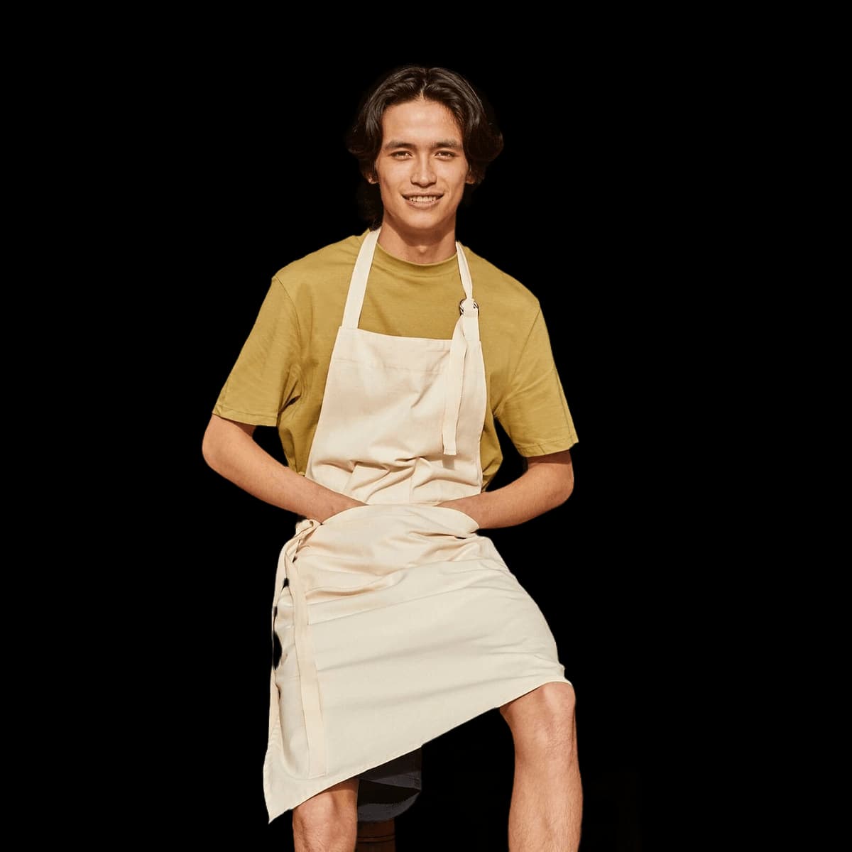 Fairtrade cotton adult craft apron