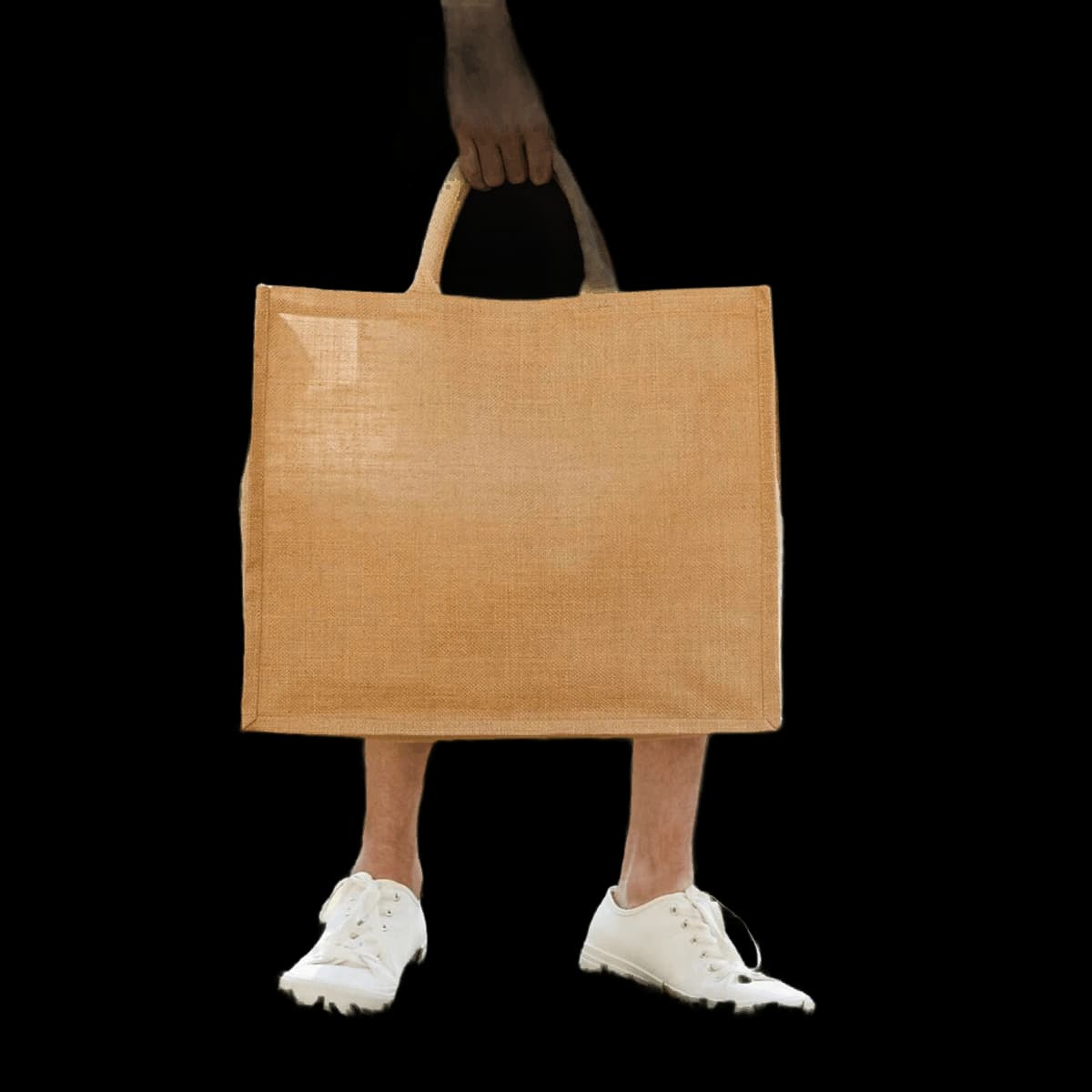 Jute jumbo shopper