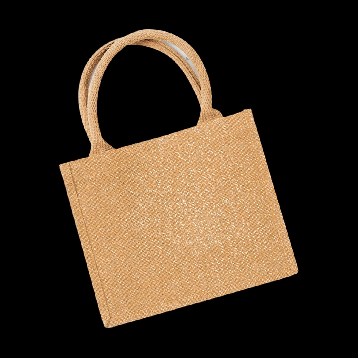 Shimmer jute mini gift bag