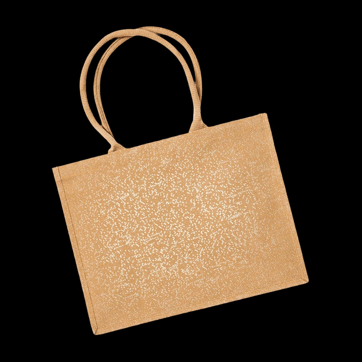 Shimmer jute shopper