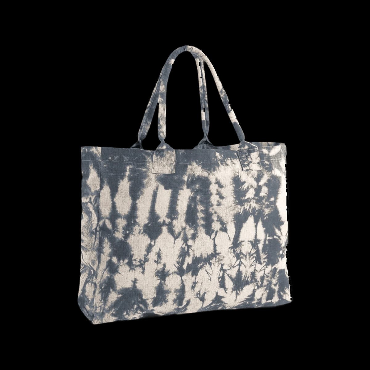 Tie-dye canvas tote bag