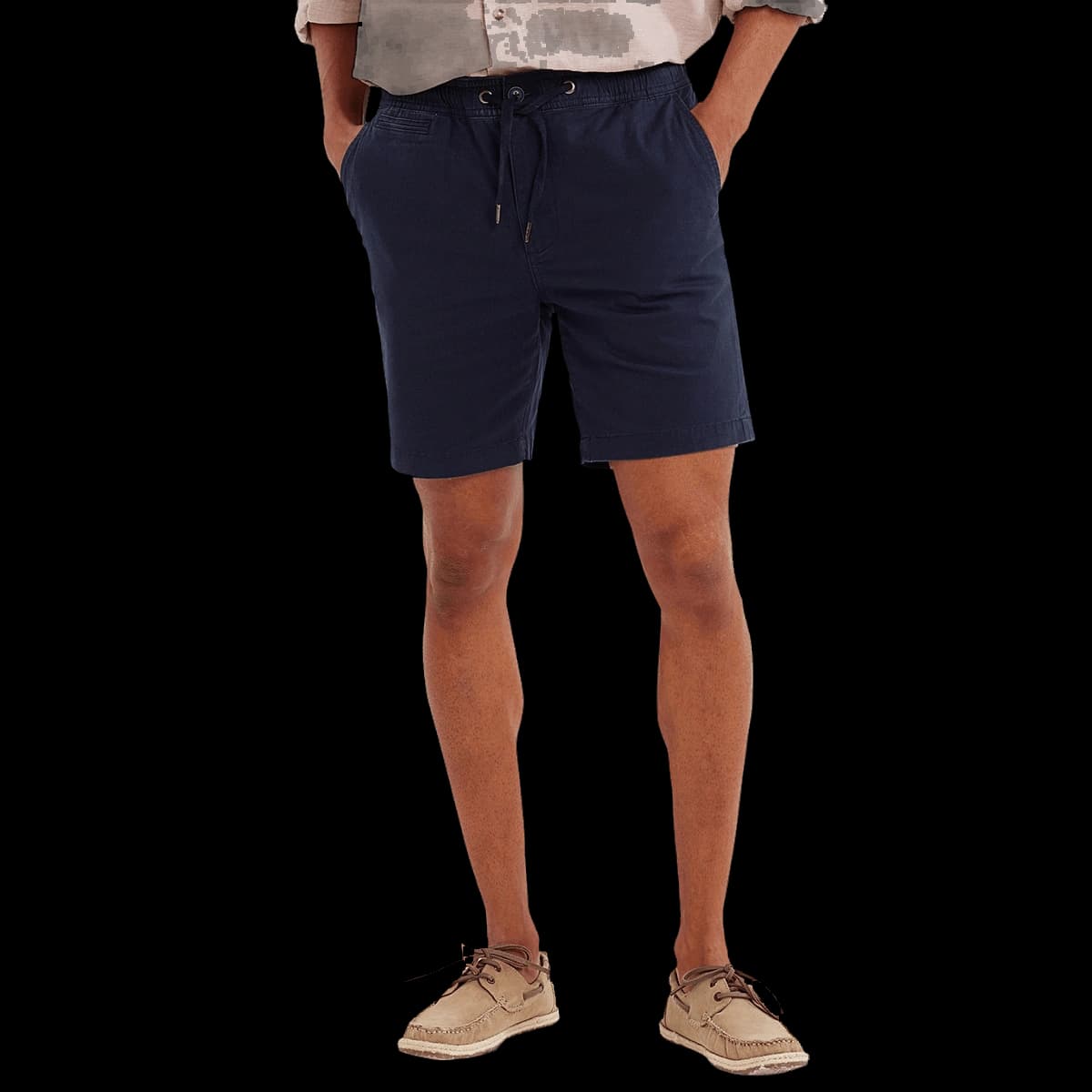 Men’s drawstring chino shorts