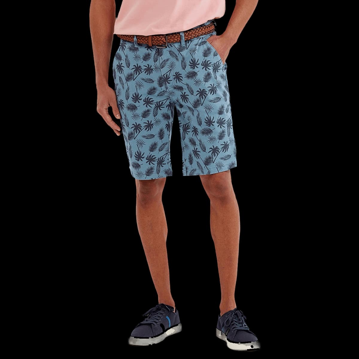 Men’s palm print shorts
