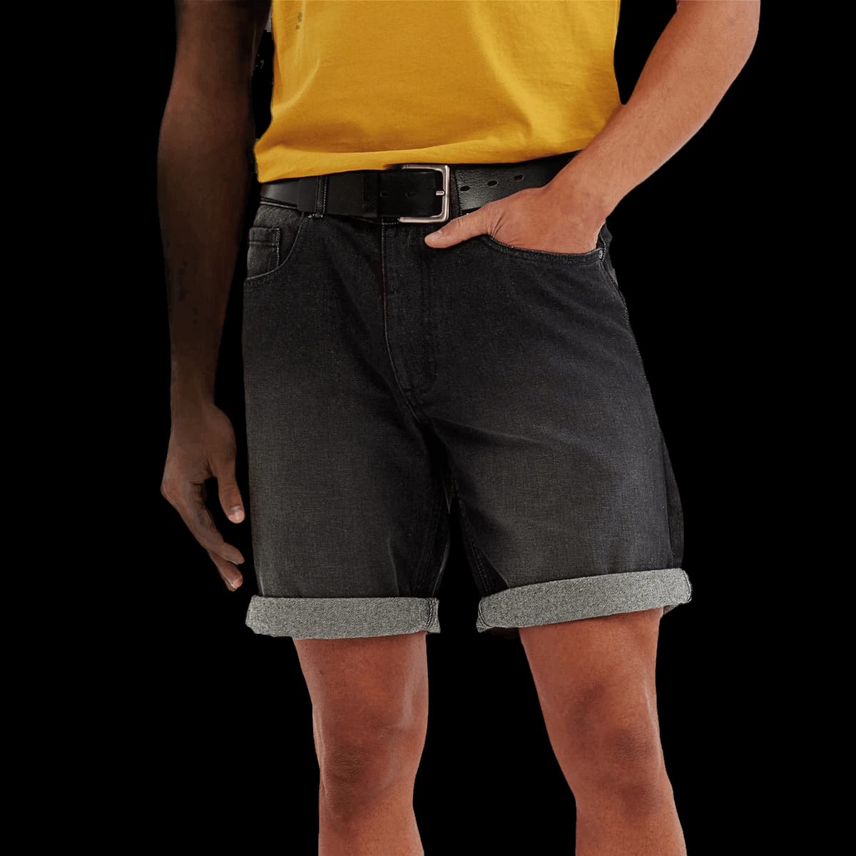 Men’s denim shorts