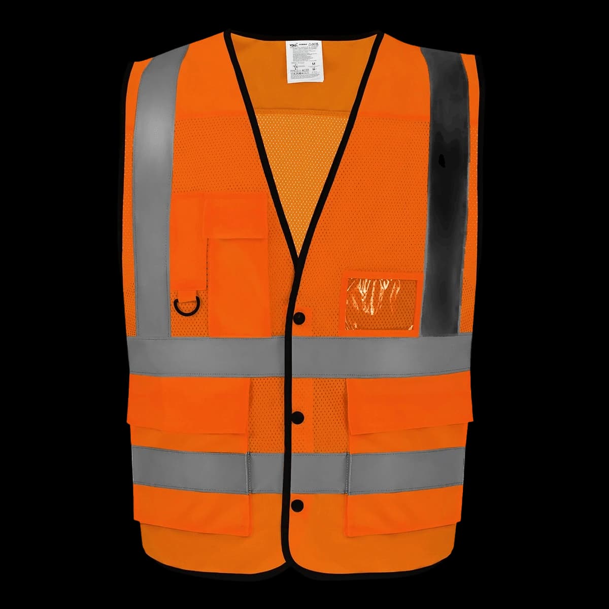 Hi-vis superior open mesh button waistcoat (HVW860)