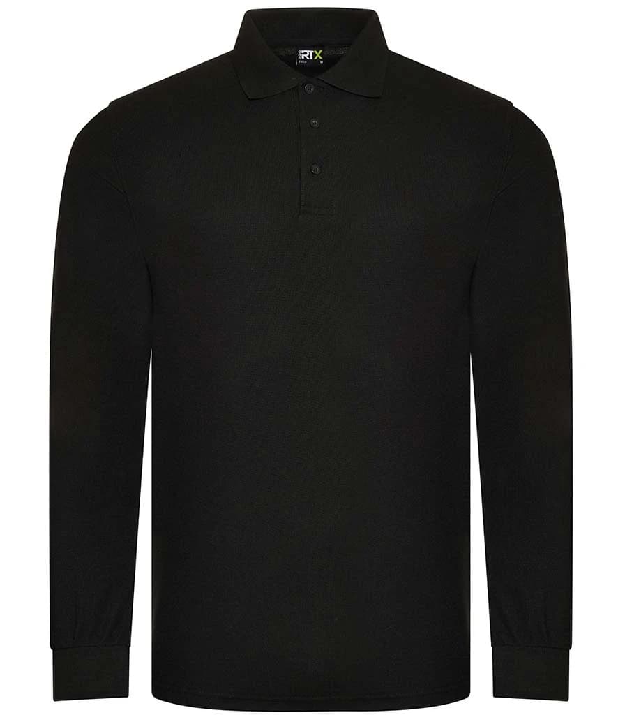 Pro RTX Pro Long Sleeve Piqué Polo Shirt — front
