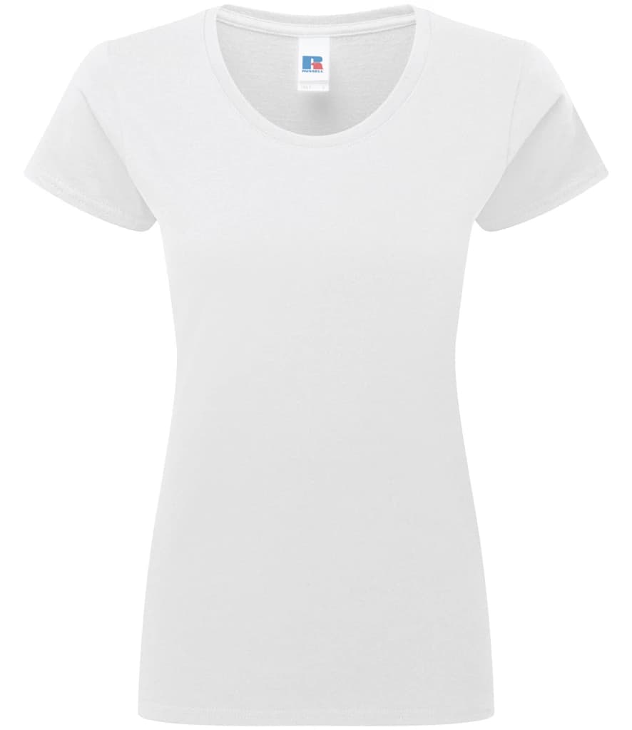 Russell Athletic Ladies Authentic Classic Ringspun T-Shirt — front