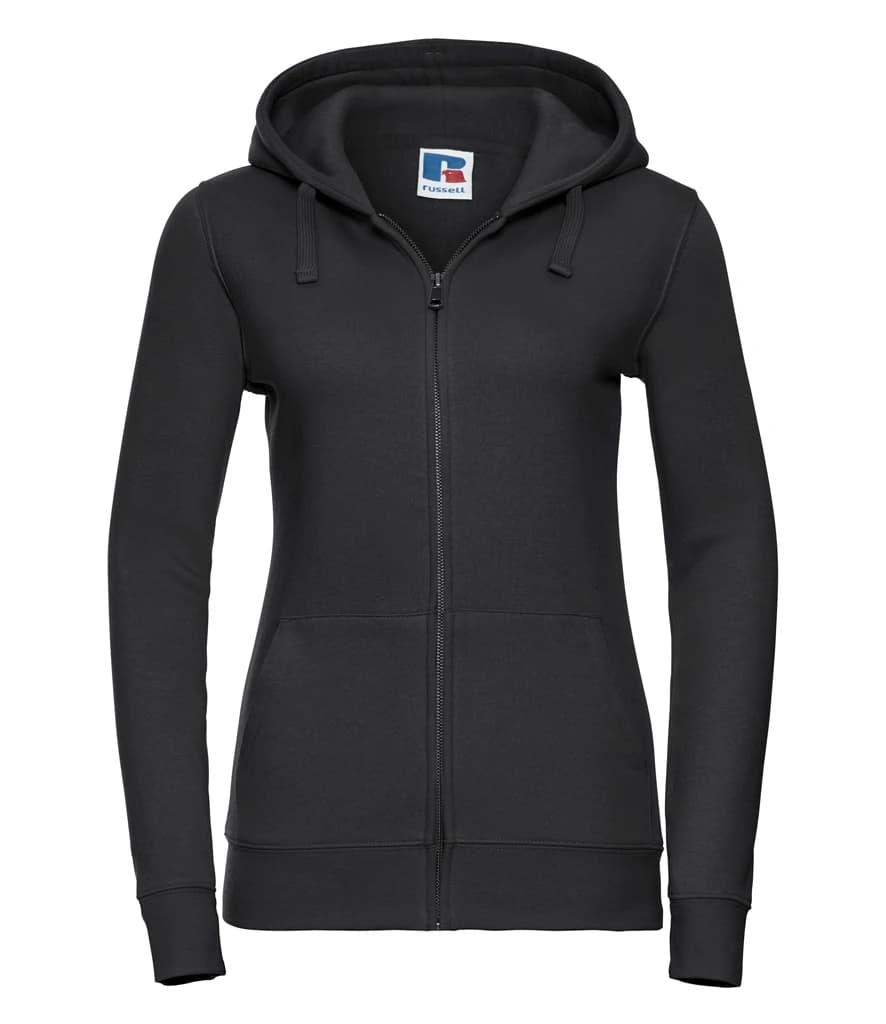 Russell Athletic Ladies Authentic Zip Hooded Sweatshirt — front