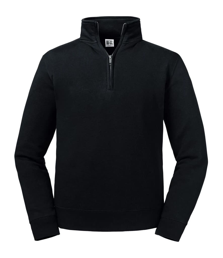Russell Athletic Authentic Zip Neck Sweatshirt — front