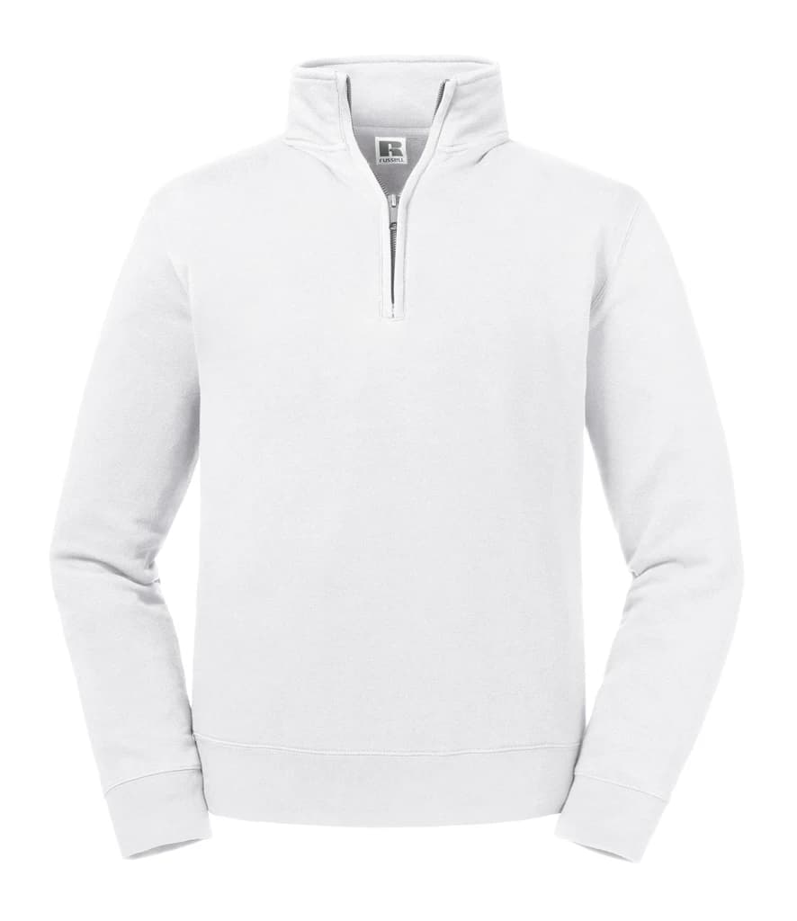 Russell Athletic Authentic Zip Neck Sweatshirt — front