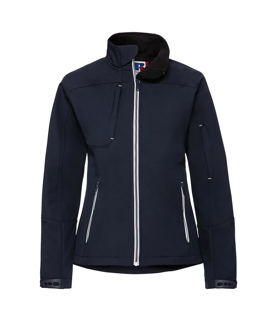 Russell Athletic Ladies Bionic Soft Shell Jacket — front